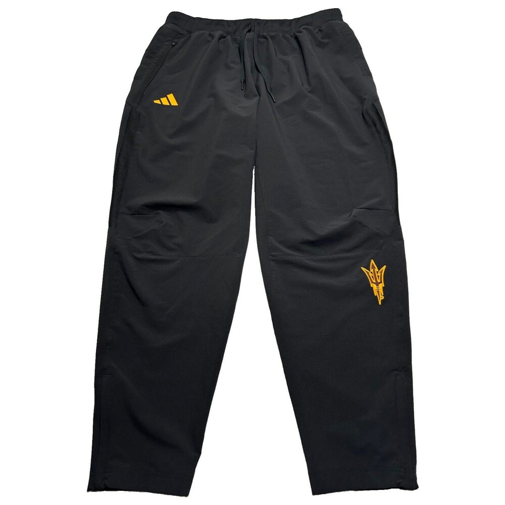Adidas Arizona State Sun Devils Training Pants 29" Size XL Black IQ2360